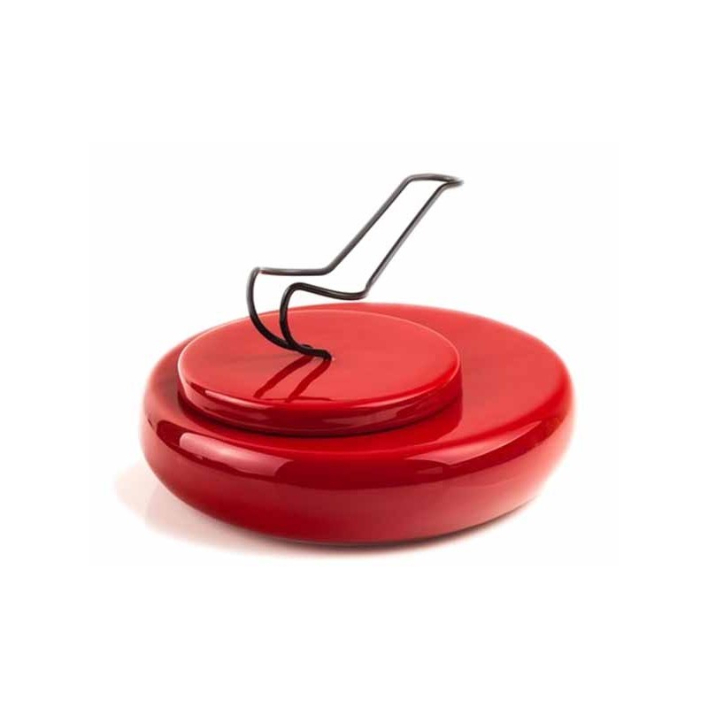 CENDRIER POUR PIPE + POSE PIPE W1013RD SAVINELLI ROUGE