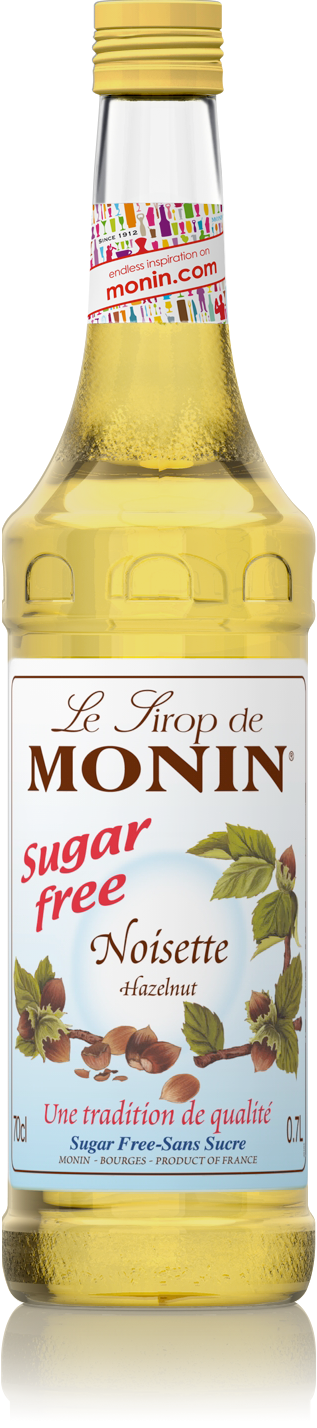 Monin Sirup Haselnuss ohne Zucker