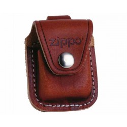 ZIPPO 60.001218 LIGHTER POUCH BROWN W/ CLIP