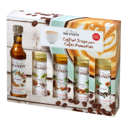 MONIN Coffee syrup gift set 5x5 cl