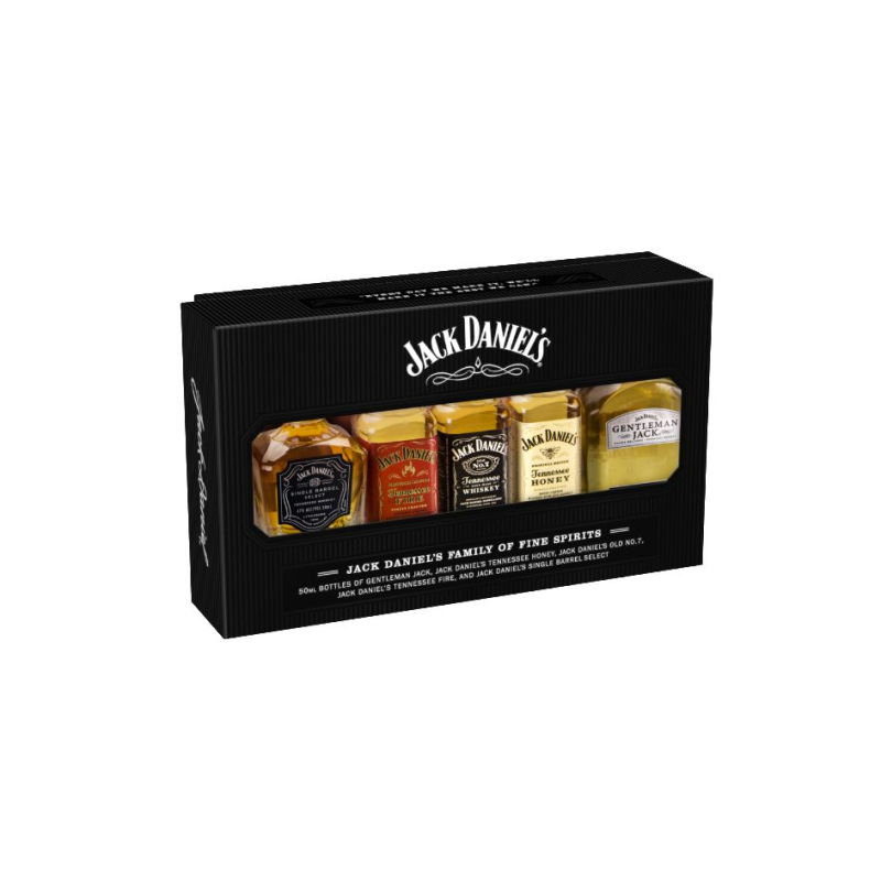 Jack Daniel's Variety Pack 5 x 5 cl 39° 0.25L