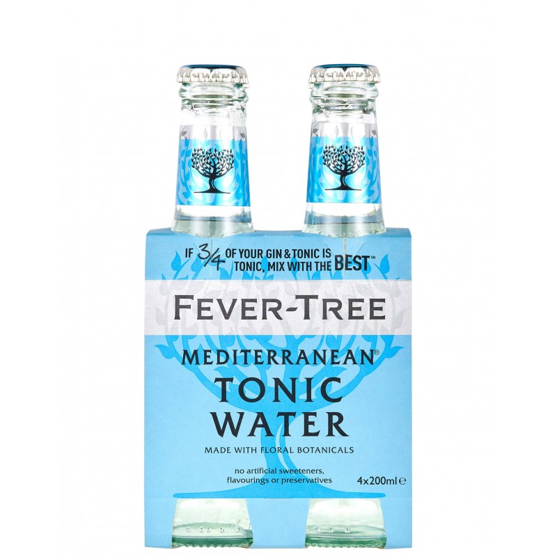 Fever-Tree Mediterranean Tonic Water 4 x 20cl.