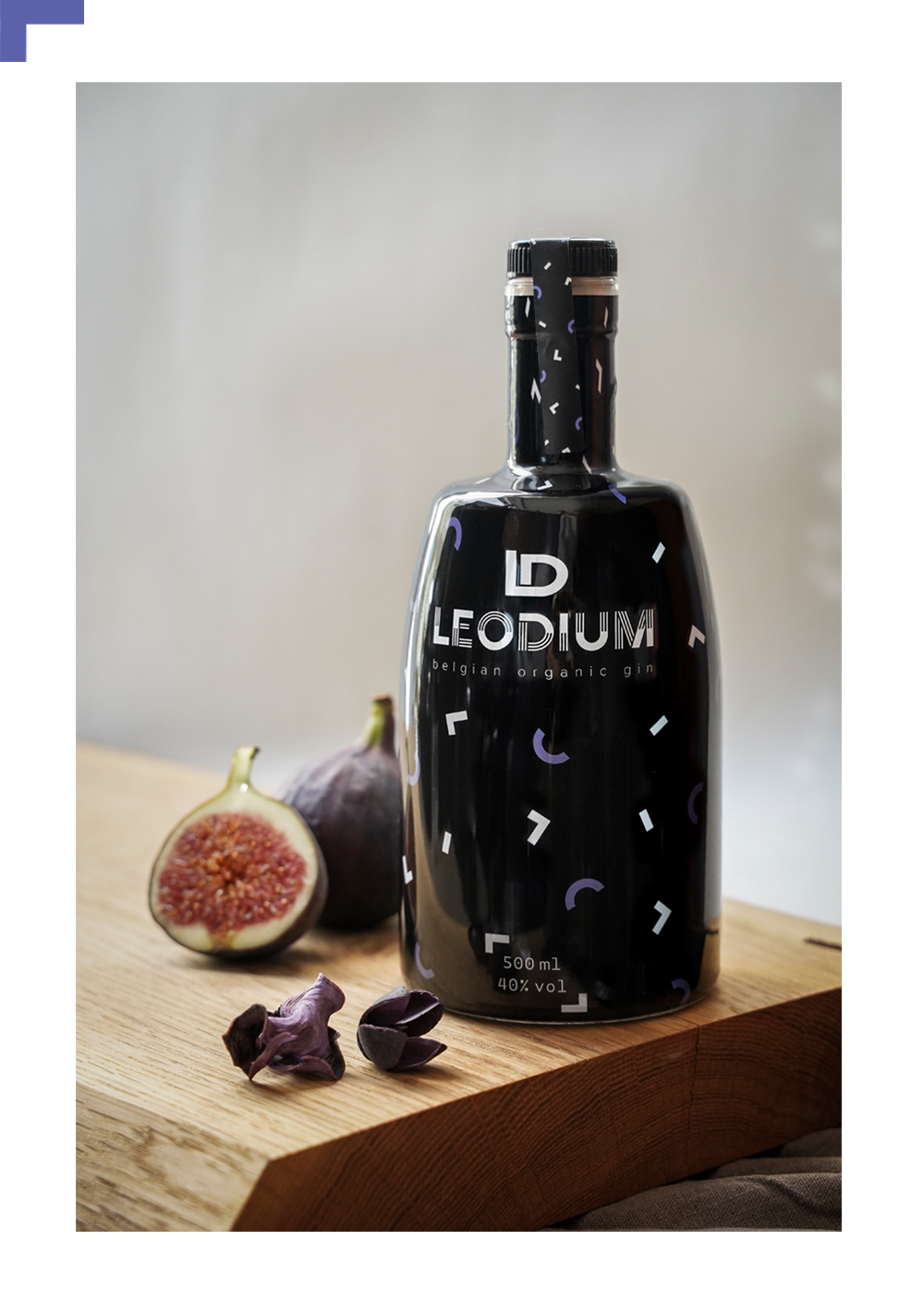 Leodium Belgium organic gin 0.5l. - 40% vol.