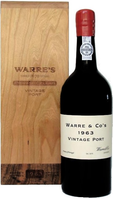 Warre's Vintage Port 1963 -...
