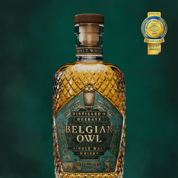 Belgian Owl Single Malt Whisky 36 mois 46% (identité) - 0,5l.