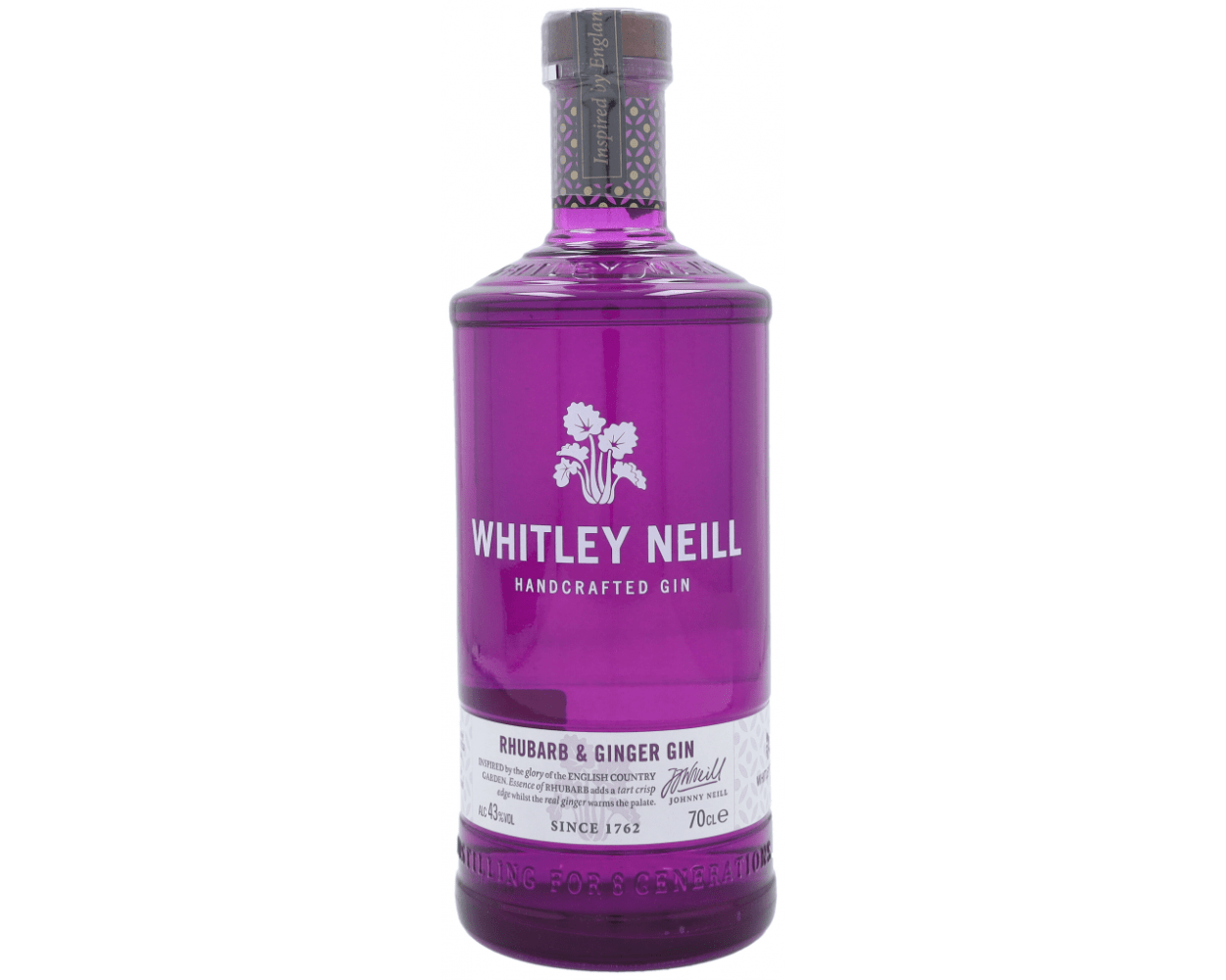 Whitley Neill Rhubarb & Ginger Gin 70cl. 43°