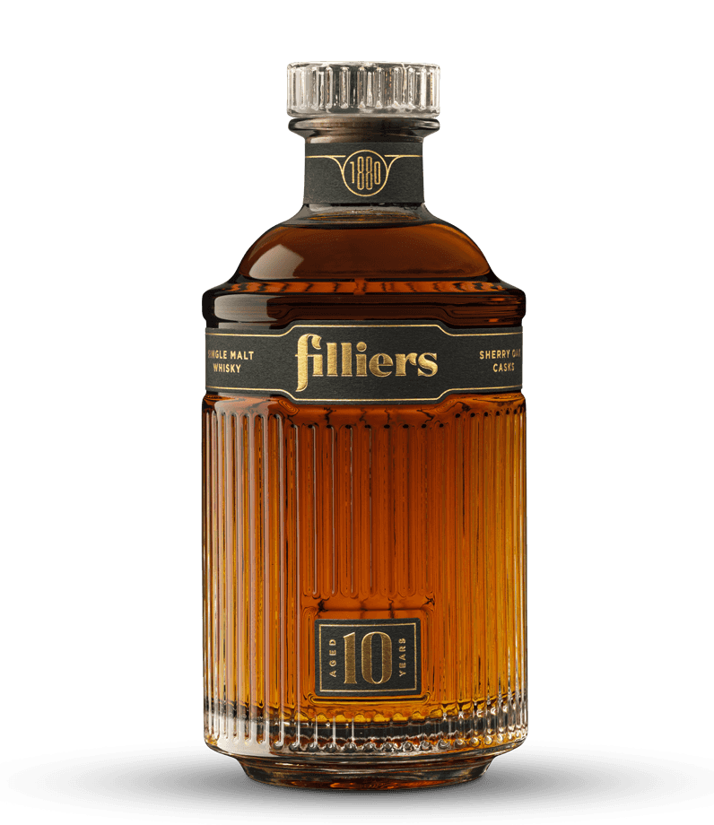 Filliers Single Malt Whisky 10 ans 43% 70Cl.