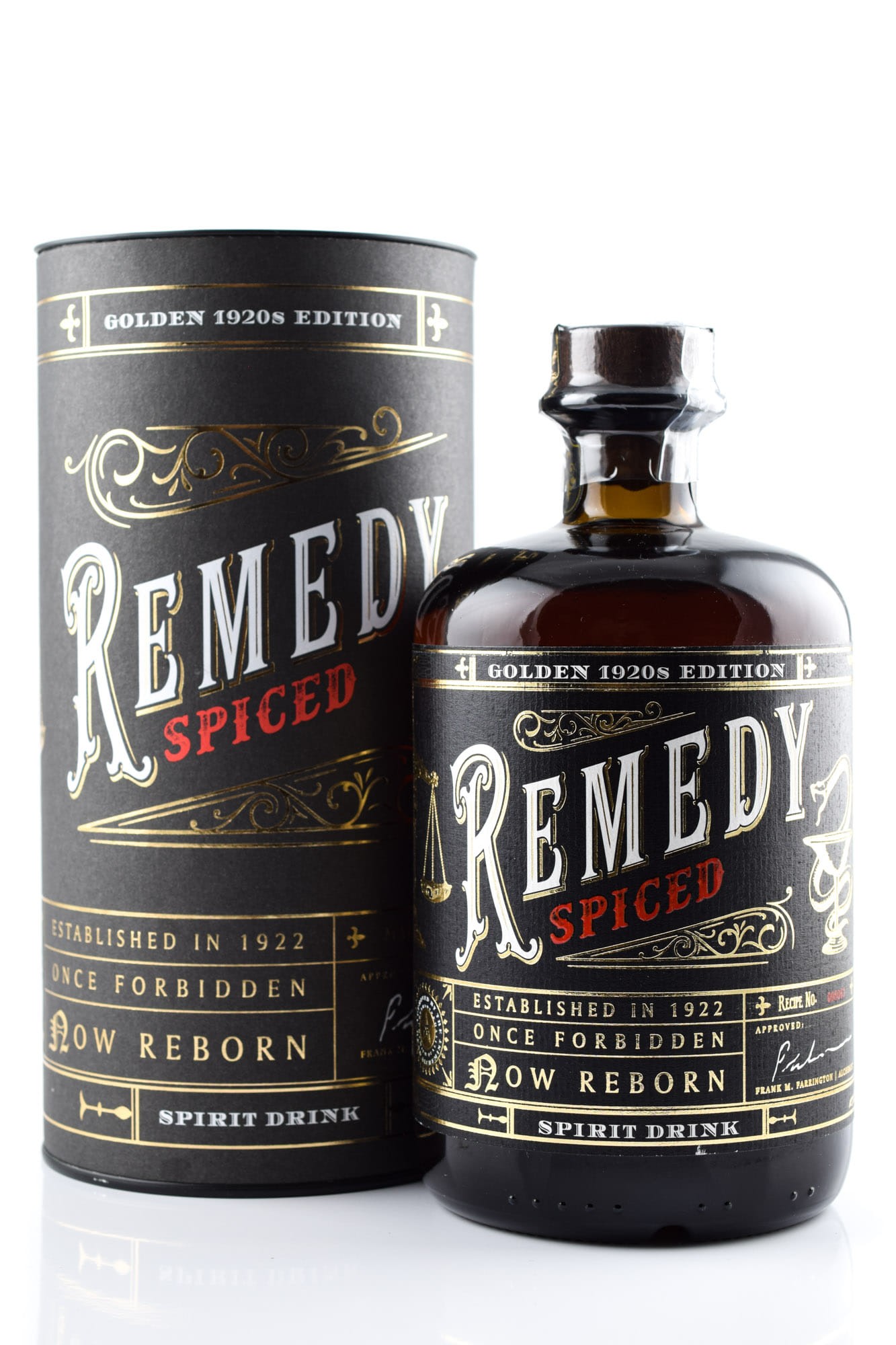 Remedy Spiced Rum Golden 20S 41,5% - 70Cl.